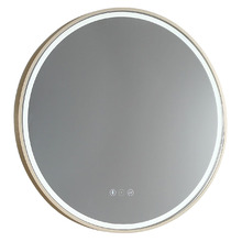 Sphere 81cm Aluminium LED Mirror with Demister & Bluetooth